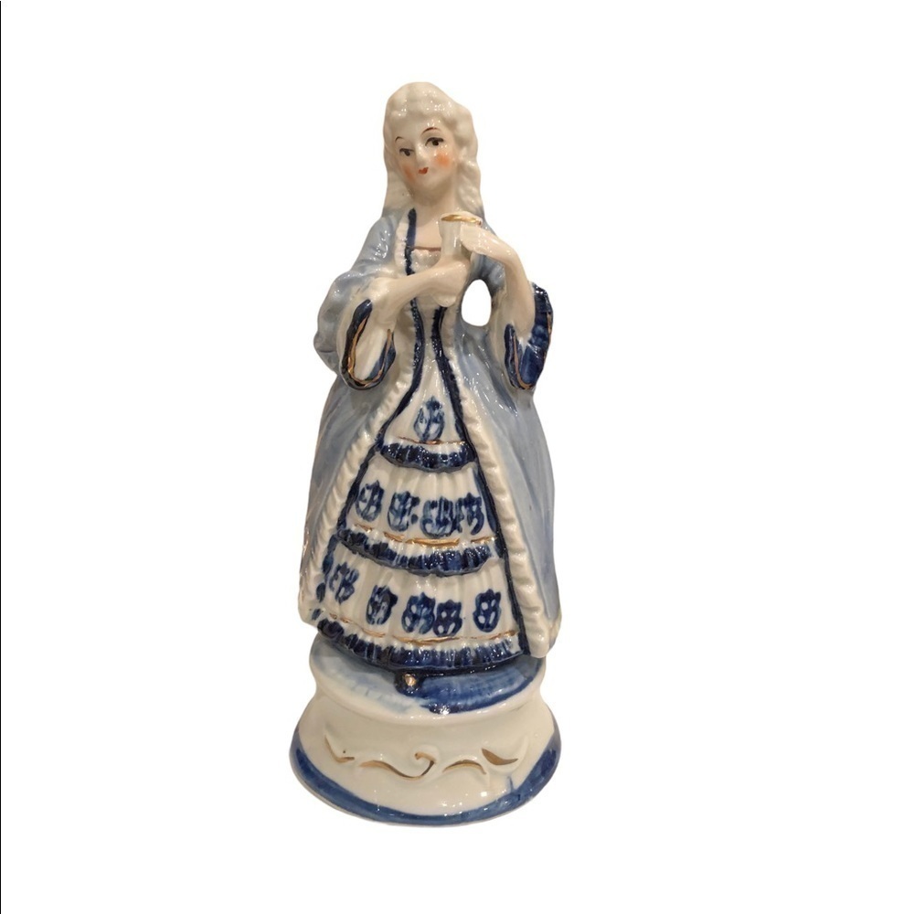 Vintage Porcelain Lady Music Box